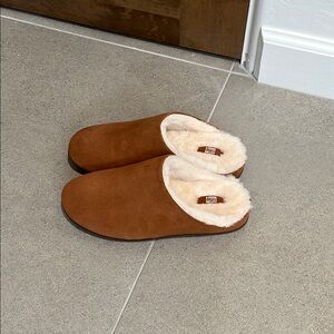 Fitflop Brown Suede Slippers